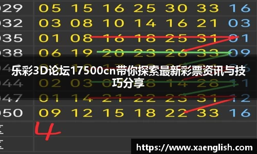 乐彩3D论坛17500cn带你探索最新彩票资讯与技巧分享